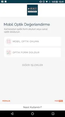 E-RAY Değerlendirme Sistemi android App screenshot 2